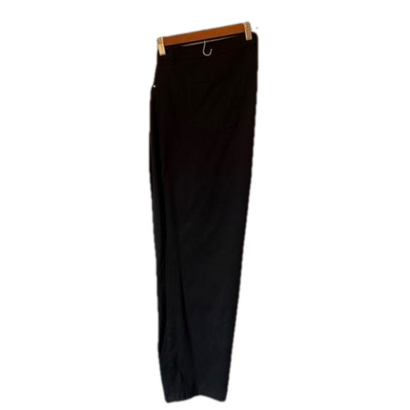 Susan Graver Weekend Sexy Dark Black Soft Stretch Straight Leg Pants Size 24W - Picture 1 of 6